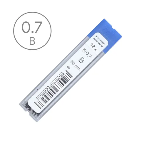 Wkład grafitowy do ołówka Koh-I-Noor - 0.7 mm, B