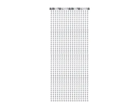 Kurtyna - Gwiazdki srebrny 100 cm x 245 cm