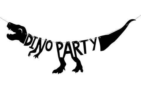 Baner Dinozaury - Dino Party 20 cm x 90 cm