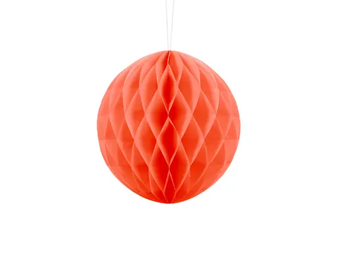 Kula bibułowa pomarańcz 20 cm