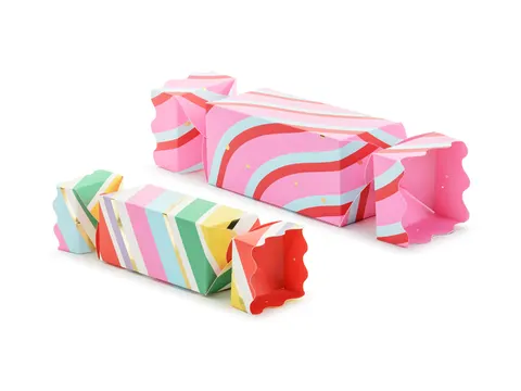 Pudełka na prezenty Cukierki 7x37 cm - 9x47 cm