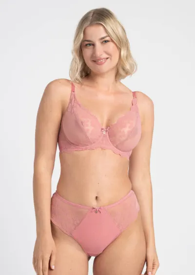 Samanta - Biustonosz Rose A144 różany miękki 85B Różowy