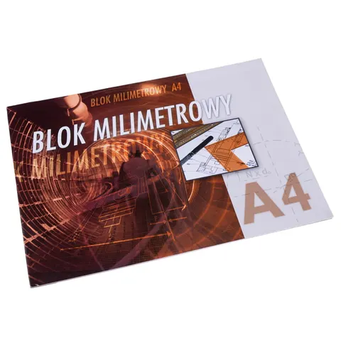 Blok milimetrowy A4 20ark Kreska