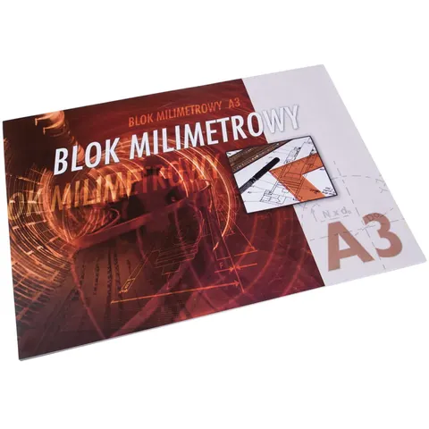 Blok milimetrowy A3 Kreska