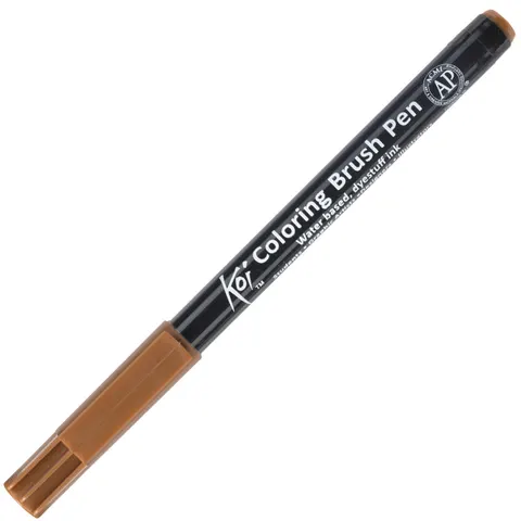 Pisak Koi Coloring Brush Pen Sakura - 12 Brown