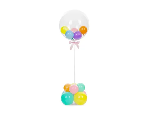 Stojak na balon 72 cm przezroczysty