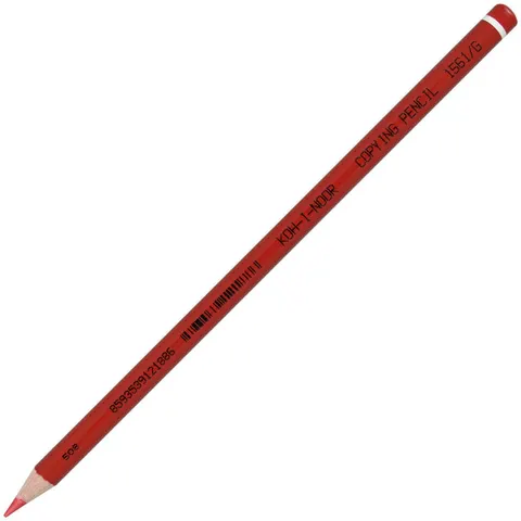 Ołówek kopiowy Koh-I-Noor 1561/G - czerwony