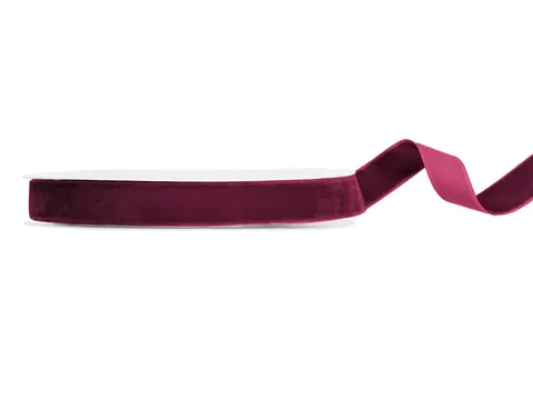 Tasiemka Welurowa purpurowa 15 mm x 10 m