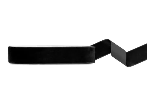 Tasiemka Welurowa czarna 25 mm x 10 m