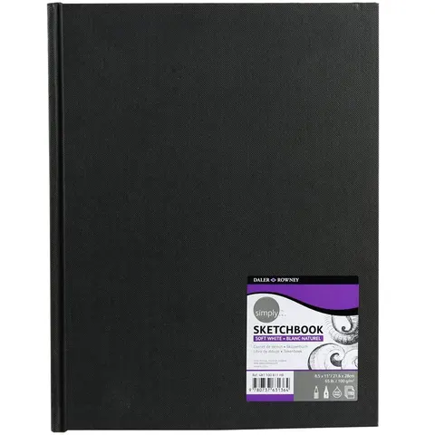Sketchbook szyty Daler-Rowney - 21.6 x 28 cm, 100 g, 110 ark.
