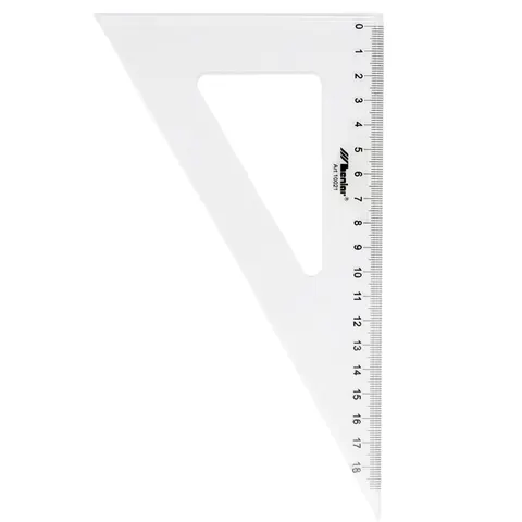 Ekierka plastikowa Leniar 60°/18cm