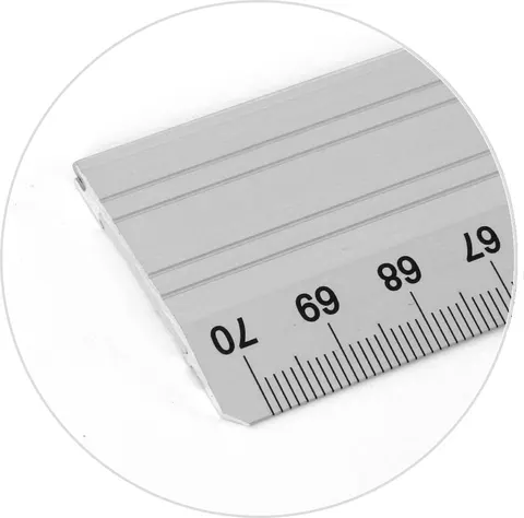 Linijka aluminiowa biurowa Leniar - 70cm
