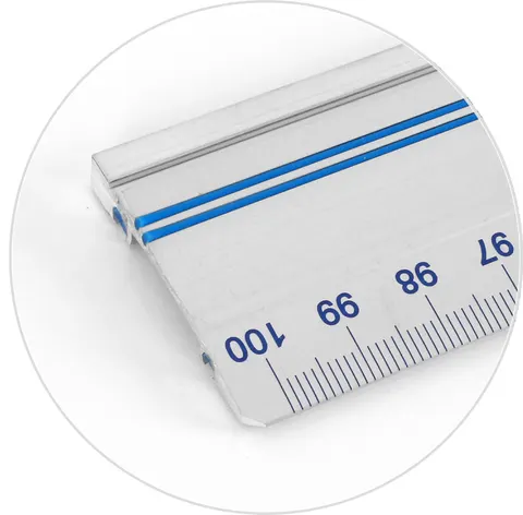 S2 Linijka aluminiowa do cięcia Leniar - 100cm