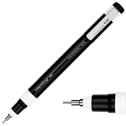 Rapidograf - Super Professional Rystor 0,25mm - Isograf - Pisak kreślarski