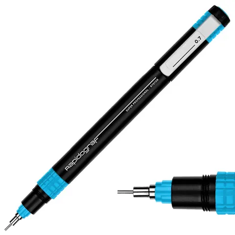 Rapidograf - Super Professional Rystor 0,70mm - Isograf - Pisak kreślarski