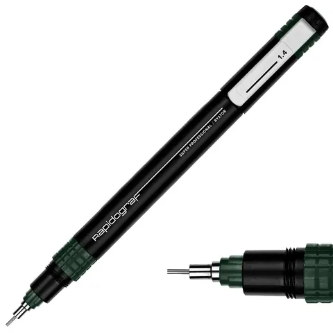 Rapidograf - Super Professional Rystor 1,40mm - Isograf - Pisak kreślarski