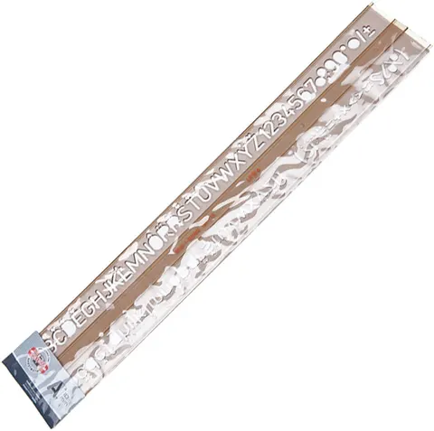 Koh-I-Noor szablon cyfrowo-literowy 10/1,0mm
