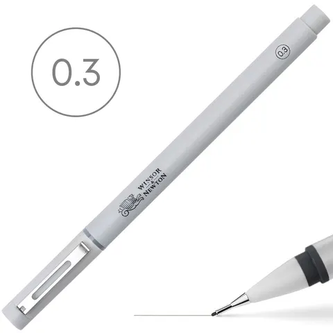 Cienkopis Fineliner Winsor & Newton 0.3 mm czarny