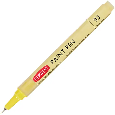 Pisak Paint Pen Derwent 0,5 mm - 1 Lemon Yellow