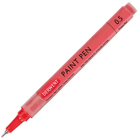 Pisak Paint Pen Derwent 0,5 mm - 4 Primary Red