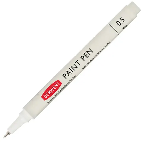 Pisak Paint Pen Derwent 0,5 mm - 19 White