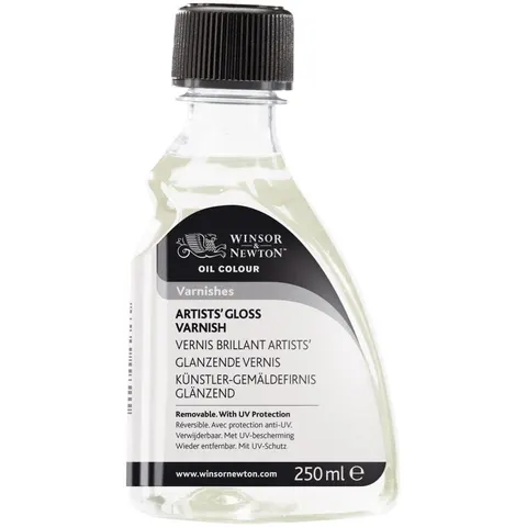 Werniks błyszczący w płynie Gloss Varnish Winsor & Newton - 250 ml