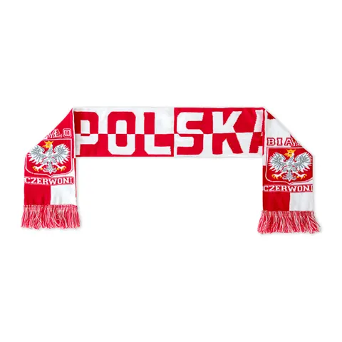 Szalik kibica Polska 15x150 cm