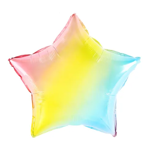 Balon foliowy Gwiazda kolorowy 18cali N