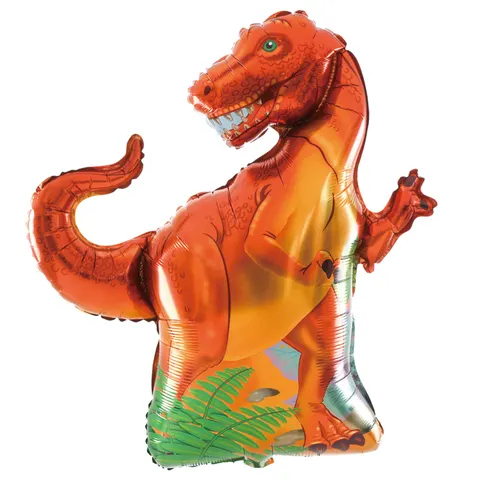Balon foliowy Tyranozaur czerwony 76x91cm N