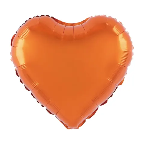 Balon foliowy Serce pomarańczowy 18cali N