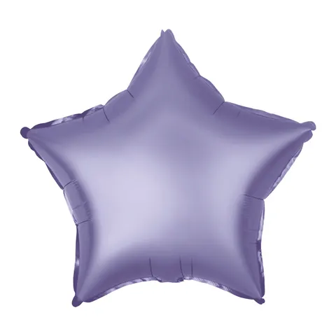 Balon foliowy Gwiazda matowy fioletowy 18cali N