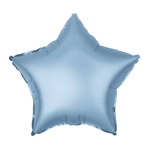 Balon foliowy Gwiazda matowy niebieski 18cali N