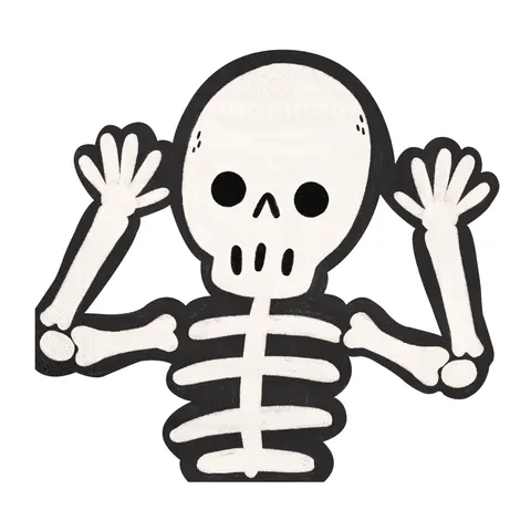 Serwetki Szkielet Halloween Spooky Friends 12 szt