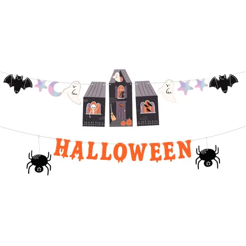 Baner Halloween Spooky Friends 135 cm x 45 cm