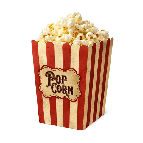 Pudełko na popcorn Halloween Freak Show 6 szt
