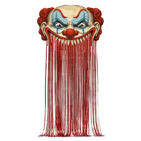 Dekoracja na drzwi Halloween Freak Show 89 cm x 145 cm