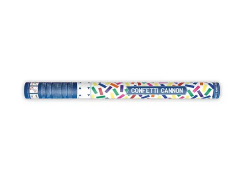 Tuby strzelające konfetti kolorowe 80 cm 36 szt
