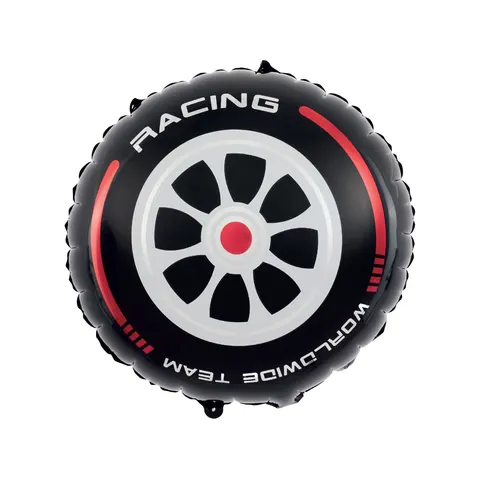 Balon foliowy Racing Car Koło 45x50 cm