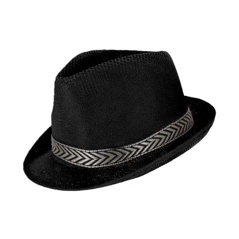 Kapelusz trilby czarny