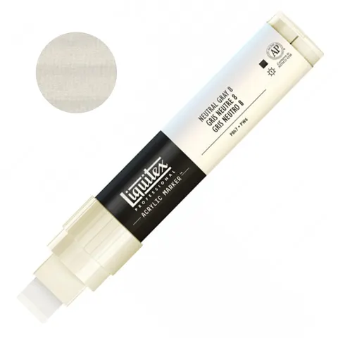 Pisak akrylowy Liquitex Paint Marker 15 mm - 8599 Neutral gray 8