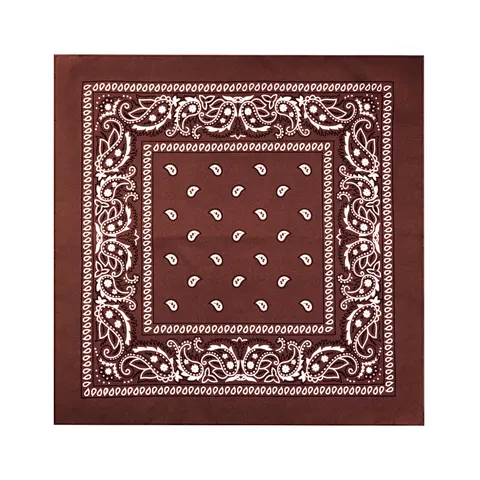 Chustka bandana brązowa