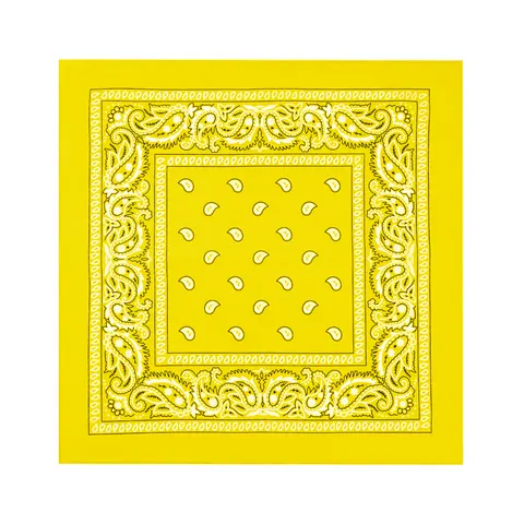 Chustka bandana żółta