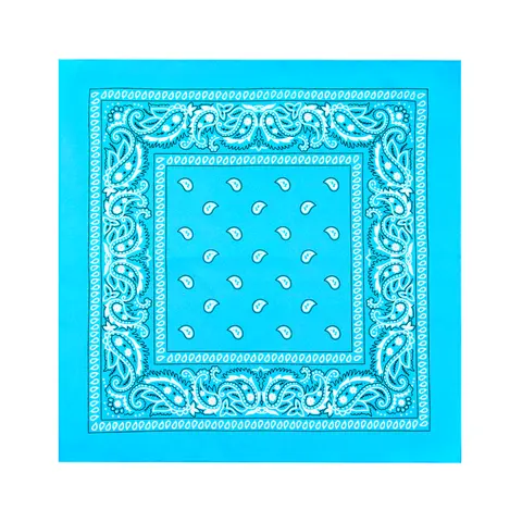 Chustka bandana niebieska