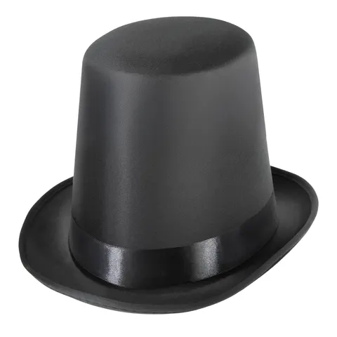 Kapelusz Cylinder czarny 20 cm