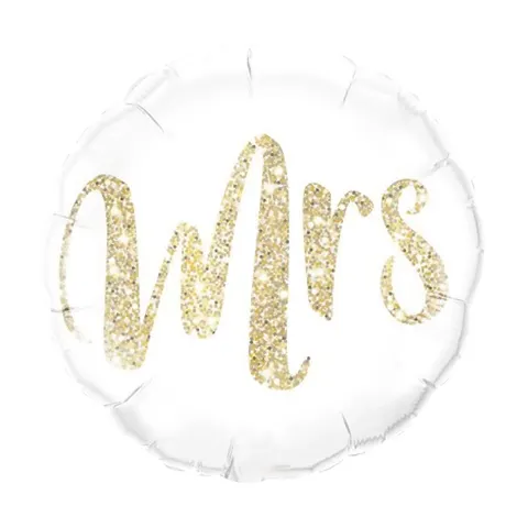 Balon foliowy MRS biały 18cali