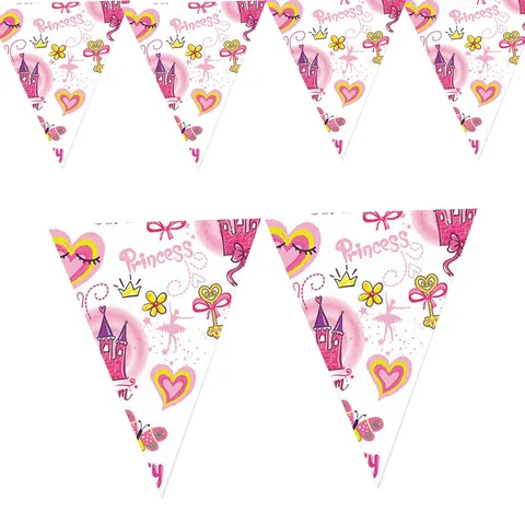 Flagi Pretty girl princess girlanda 3m