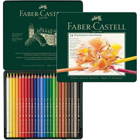 Zestaw kredek Polychromos 24 szt