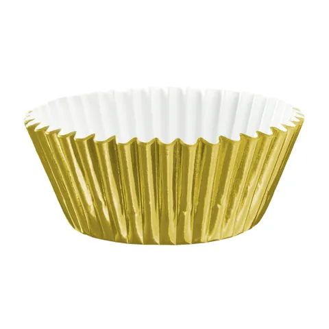 Papilotki do muffinek złote 100szt.