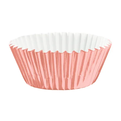 Papilotki do muffinek rose gold 100szt.