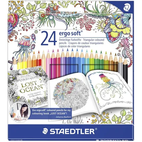 Zestaw kredek Staedtler Ergo Soft 24 kolory